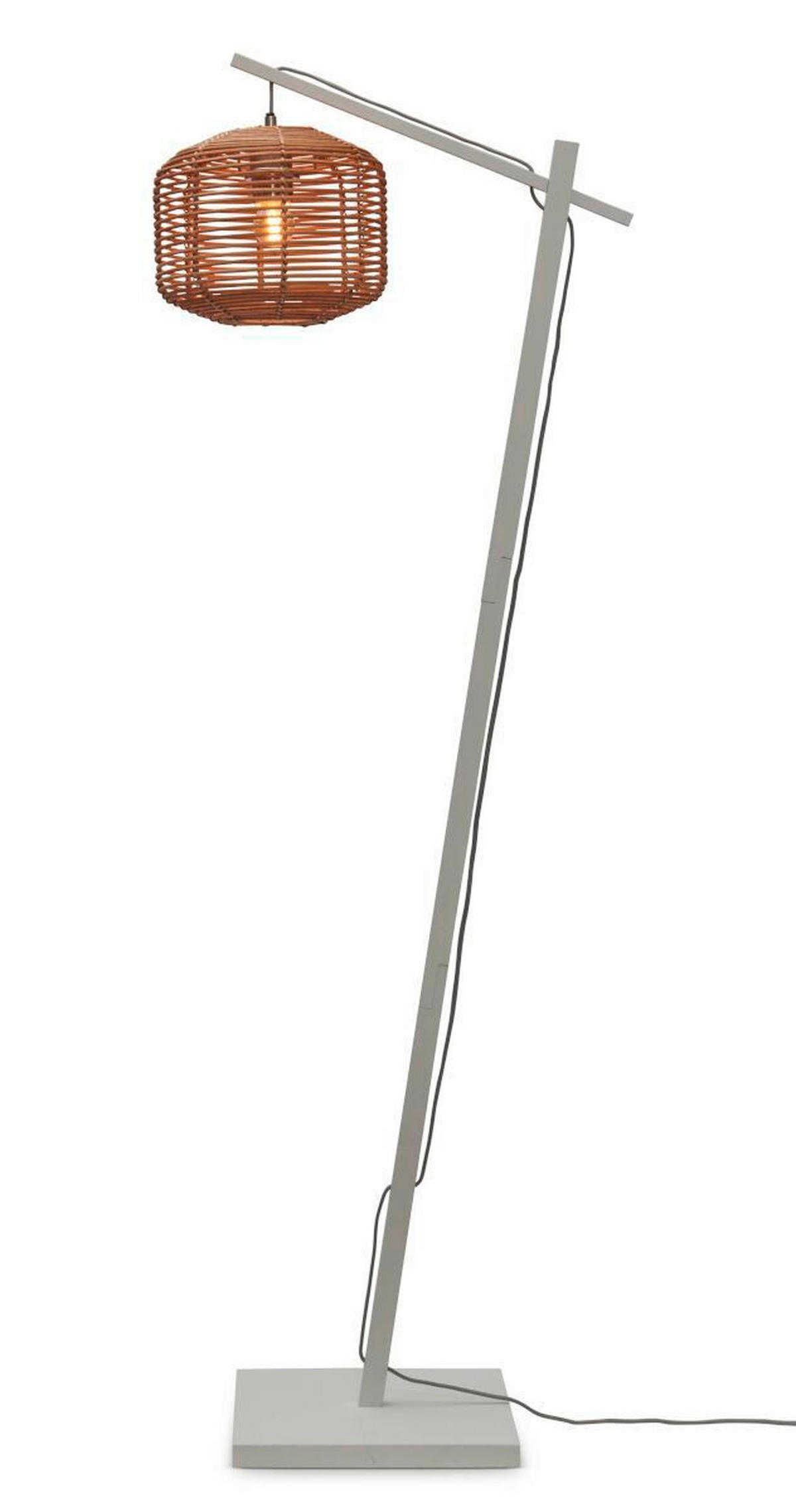GOLVLAMPA GOOD&MOJO  30/55/150 cm    - vit/naturfärgad, Trend (30/55/150cm) - Good & Mojo
