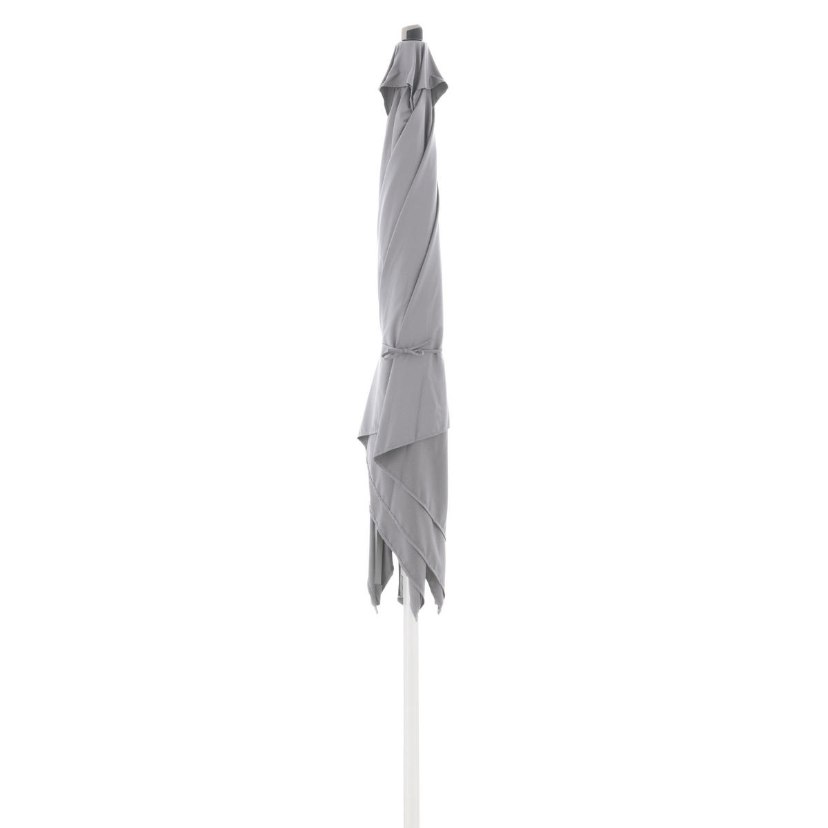 SONNENSCHIRM 240x240 cm Hellgrau  - Silberfarben/Hellgrau, KONVENTIONELL, Textil/Metall (240/240cm) - Doppler