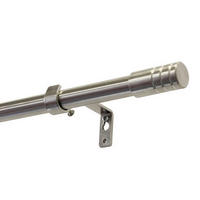 KARNIŠA boje oplemenjenog čelika metal - boje oplemenjenog čelika, Konvencionalno, metal (190-340cm) - Gardinia