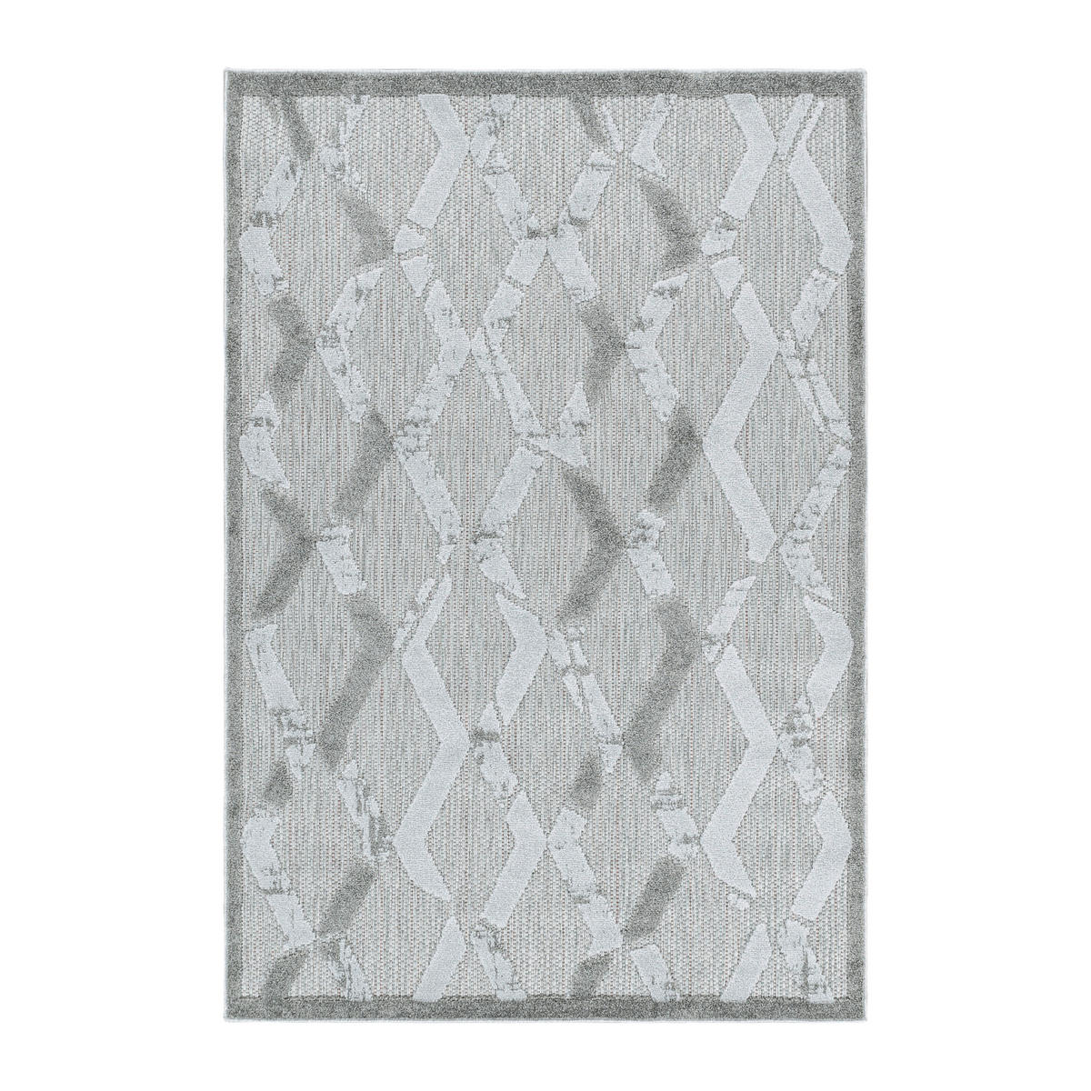FLACHWEBETEPPICH 200/290 cm Bahama Grau  - Grau, Design, Textil (200/290cm) - Novel