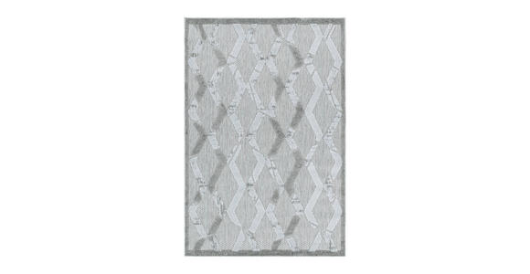 FLACHWEBETEPPICH 140/200 cm Bahama Grau - Grau, Design, Textil (140/200cm) - Novel