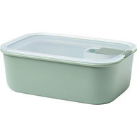 KRABIČKA NA POTRAVINY plast  plast 1,0 l - průhledné/olivově zelená, Konvenční, plast (19,8/13,9/7cm) - Mepal