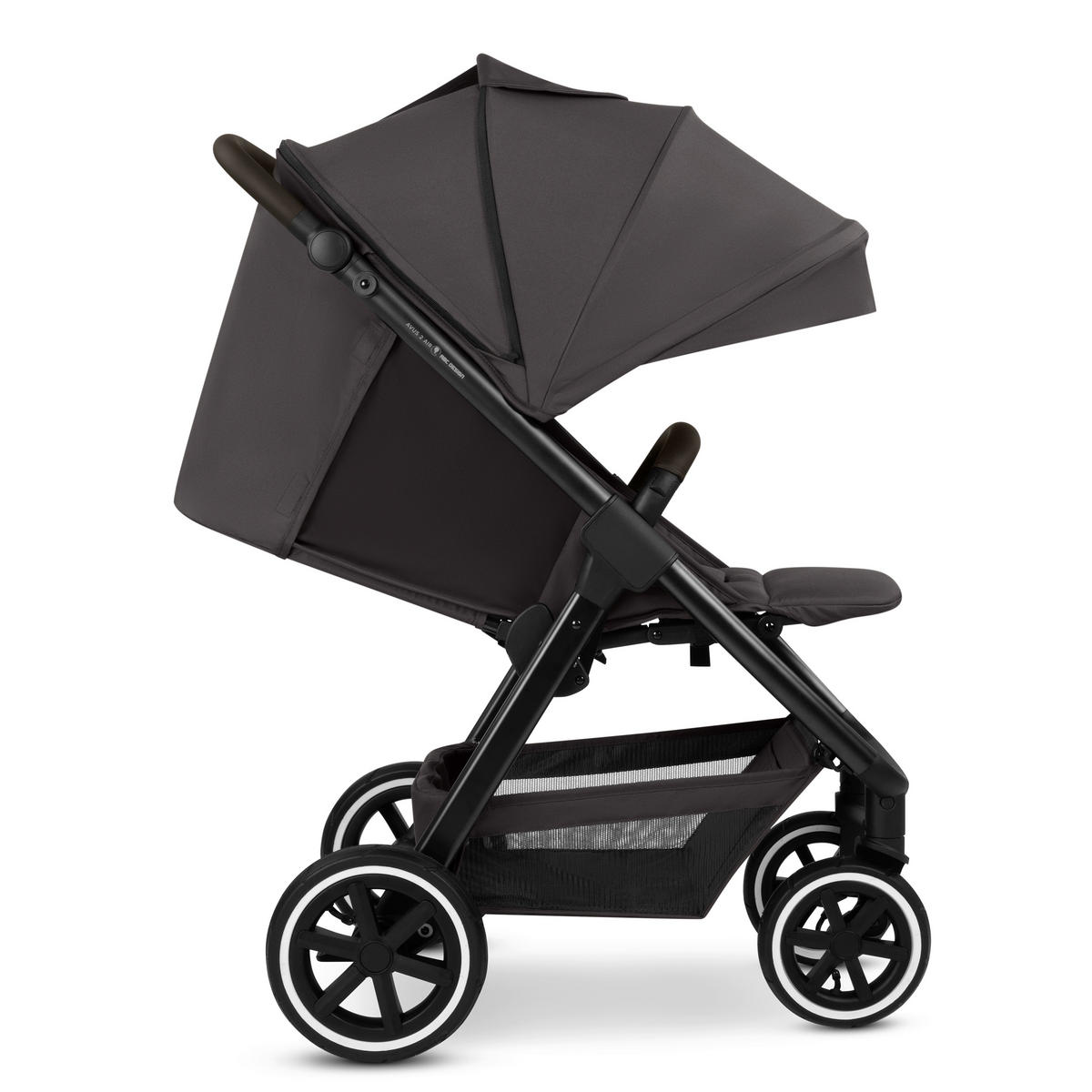 BUGGY Avus 2 Air  - Dunkelgrau/Schwarz, Basics, Textil/Metall (55,5/111/79,5cm) - ABC Design