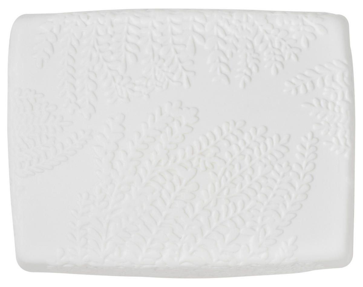 BUTTERDOSE Keramik  - Weiss/Schwarz, Basics, Keramik (13/6/10cm) - Räder