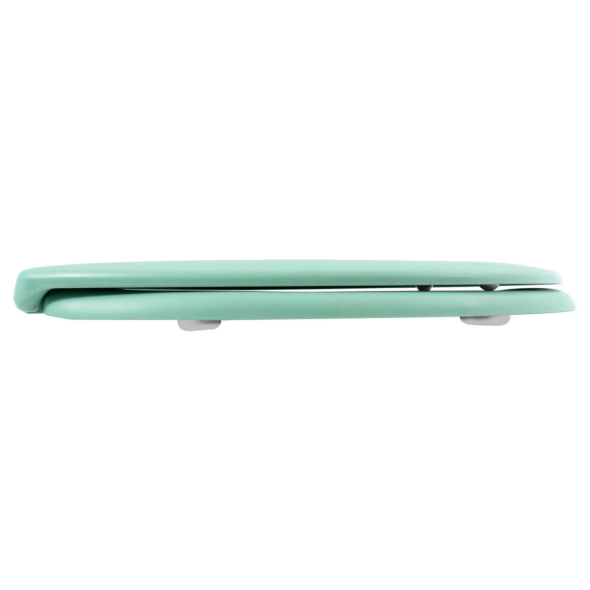 WC-SITZ - Salbeigrün, Basics, Kunststoff (45.5/37/5.5cm) - Spirella