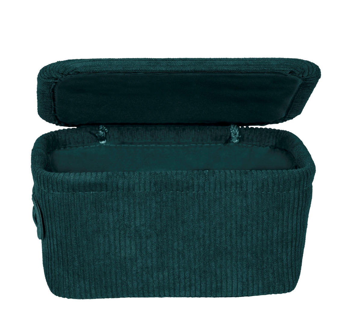 AUFBEWAHRUNGSKÖRBCHEN  - Dunkelgrün, Basics, Textil (19/10/14cm) - Wenko