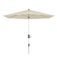 SONNENSCHIRM 290 cm Creme, Naturfarben  - Silberfarben/Creme, Basics, Textil/Metall (290cm) - KNIRPS