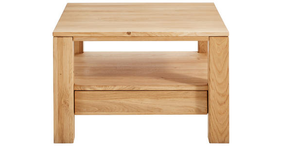 COUCHTISCH in Holz 70/70/47,5 cm  - Eichefarben, KONVENTIONELL, Holz (70/70/47,5cm) - Linea Natura