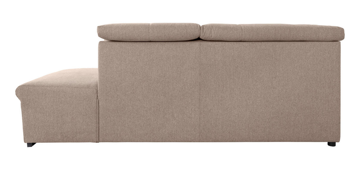 WOHNLANDSCHAFT in Hellbraun  - Hellbraun/Grau, Design, Textil/Metall (173/328/215cm) - MID.YOU