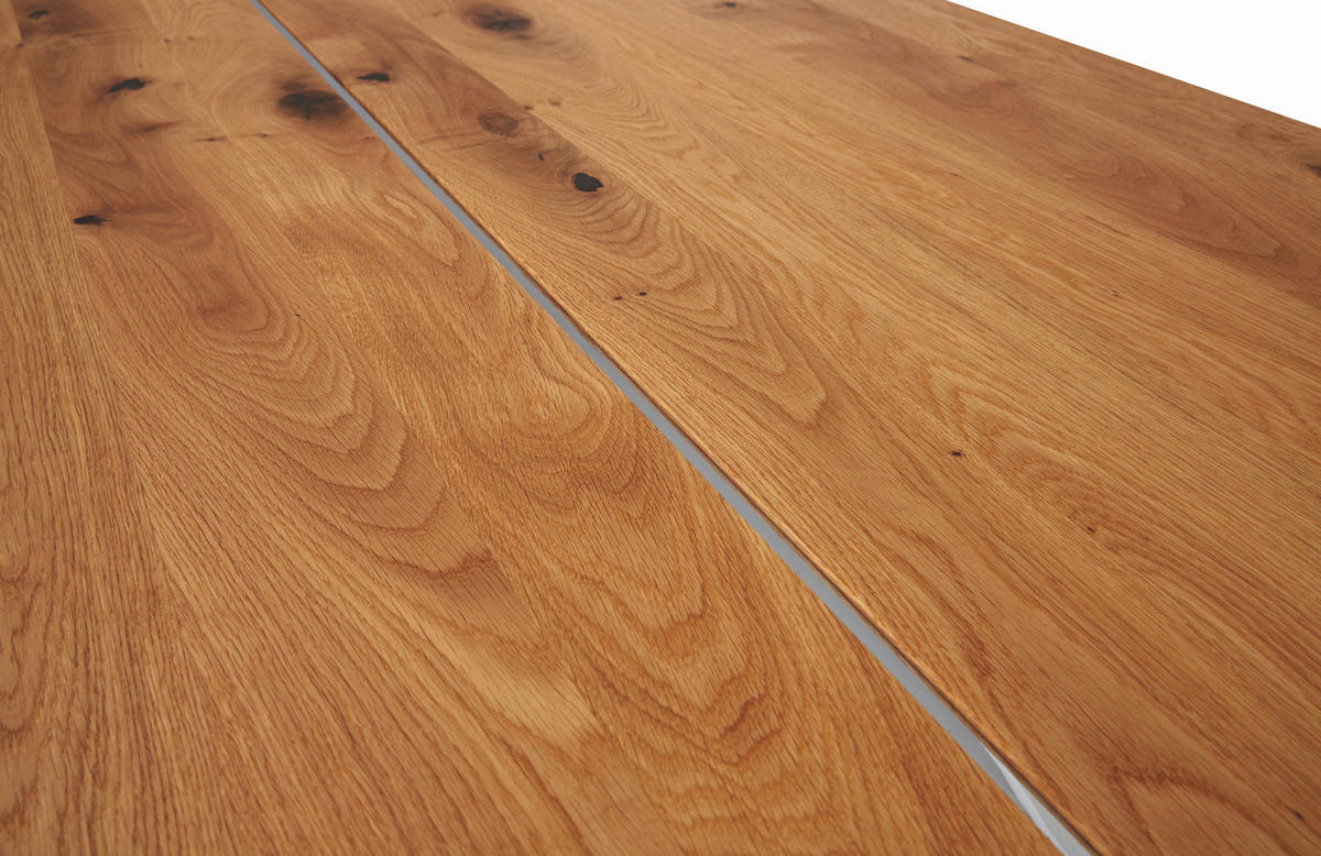 ESSTISCH in Holz, Metall 200/100/75 cm  - Eichefarben, Design, Holz/Metall (200/100/75cm) - TEAM 7