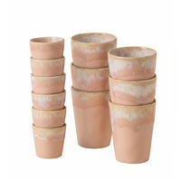 ESPRESSO & KAFFEEBECHERSET GRESPRESSO 12-teilig  - Altrosa, Basics, Keramik - Costa Nova