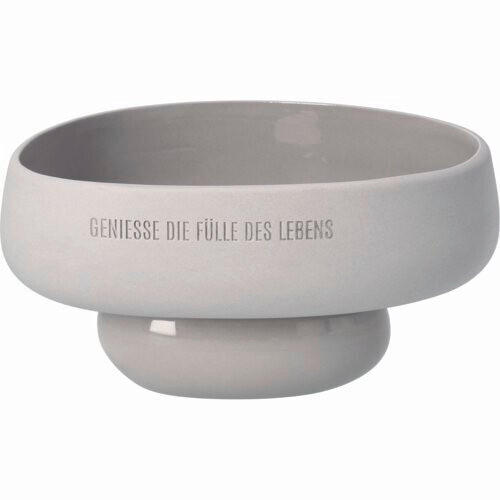 DEKOSCHALE - Grau, Basics, Keramik (15,5/11,5/8,5cm) - Räder