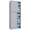 AKTENSCHRANK 70/183/37 cm  - Grau, Basics, Holzwerkstoff (70/183/37cm) - MID.YOU