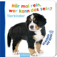 BUCH Hör mal rein, wer kann das sein? Tierkinder  - Basics, Naturmaterialien (20/20/2cm)