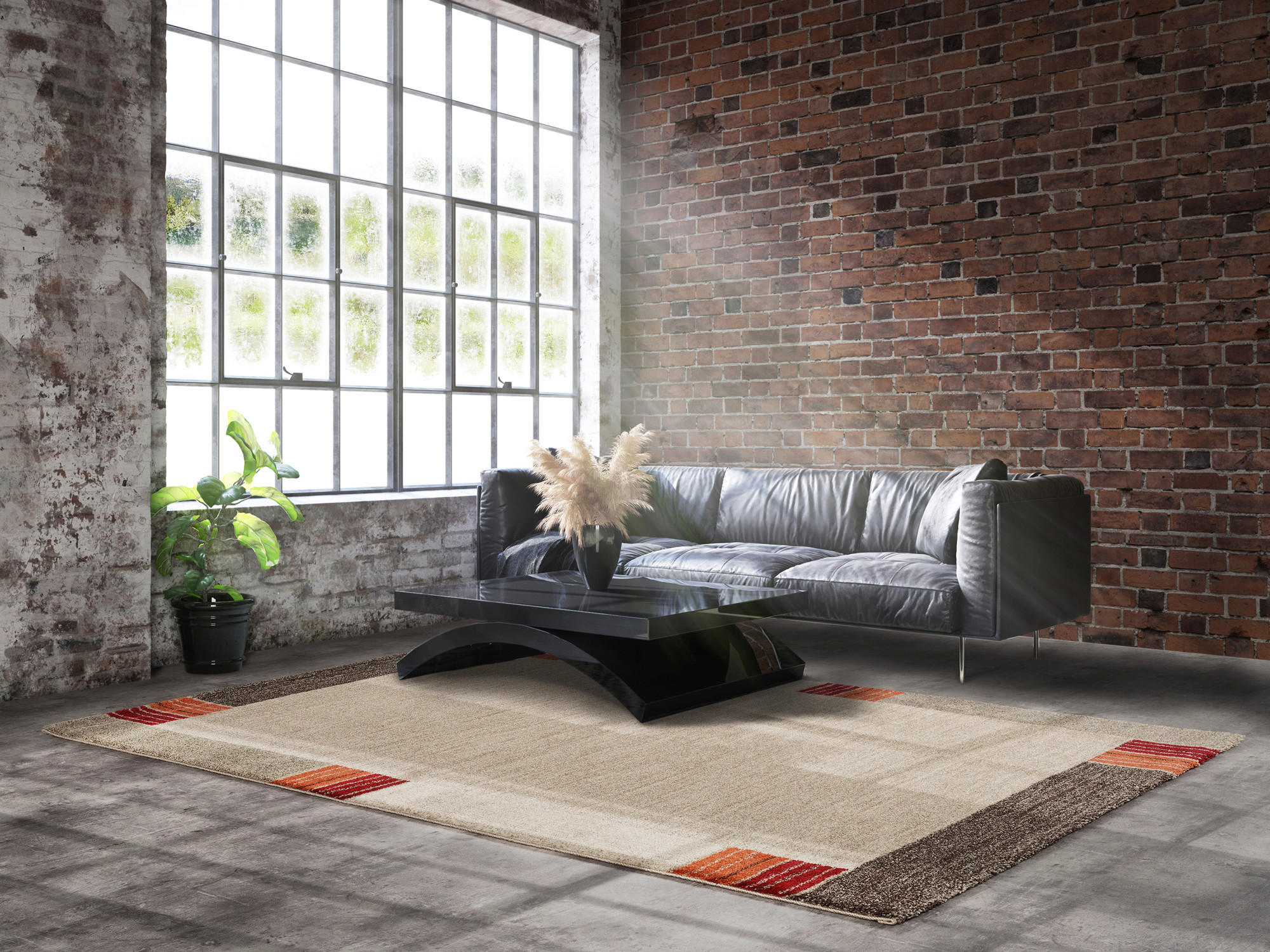 WEBTEPPICH 200/250 cm Palazzo Lobo Dunkelbraun, Beige  - Dunkelbraun/Beige, KONVENTIONELL, Textil (200/250cm) - Novel