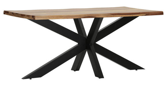 TISCHGESTELL Schwarz   - Schwarz, Design, Metall (163/72/73cm) - Landscape