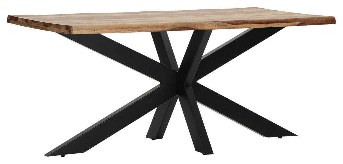 TISCHPLATTE Sheeshamfarben   - Sheeshamfarben, Design, Holz (180/90/5cm) - Landscape