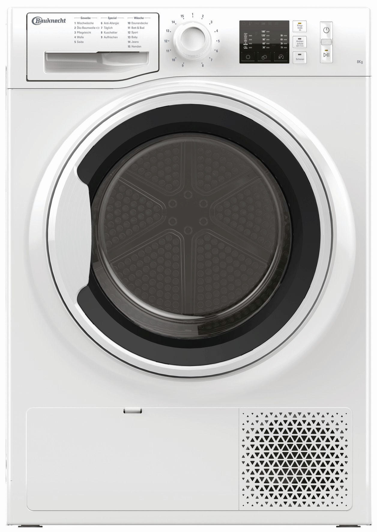 TROCKNER T SOFT CM10 8BWK DE WEISS  - Weiß, Basics (59,5/86/65,5cm) - Bauknecht