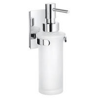 SEIFENSPENDER Metall, Glas  - Chromfarben/Weiß, Basics, Glas/Metall (6,1/18,2/10,3cm) - Smedbo