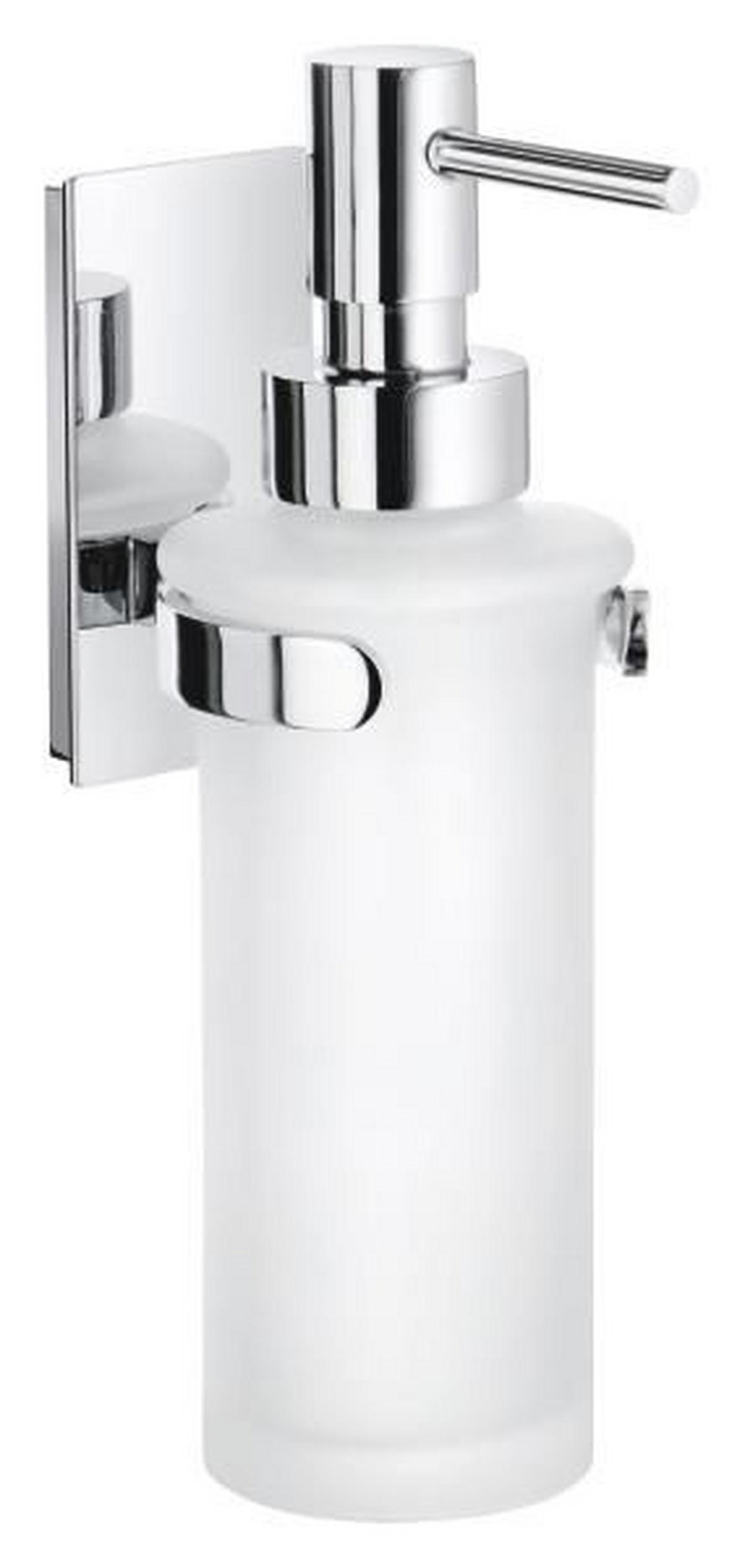 SEIFENSPENDER Metall, Glas  - Chromfarben/Weiß, Basics, Glas/Metall (6,1/18,2/10,3cm) - Smedbo
