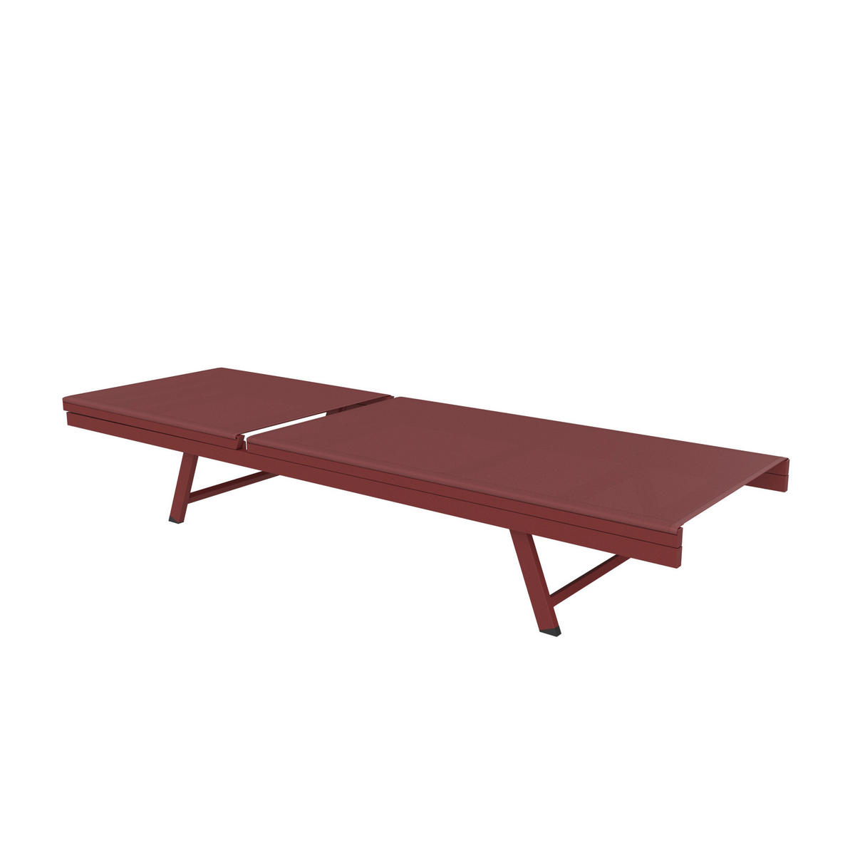 SONNENLIEGE 64/30/197 cm  - Rot, MODERN, Textil/Metall (64/30/197cm) - Ambia Garden