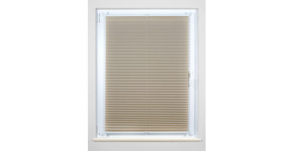 PLISSEE 100/130 cm - Taupe, Basics, Textil (100/130cm) - Homeware