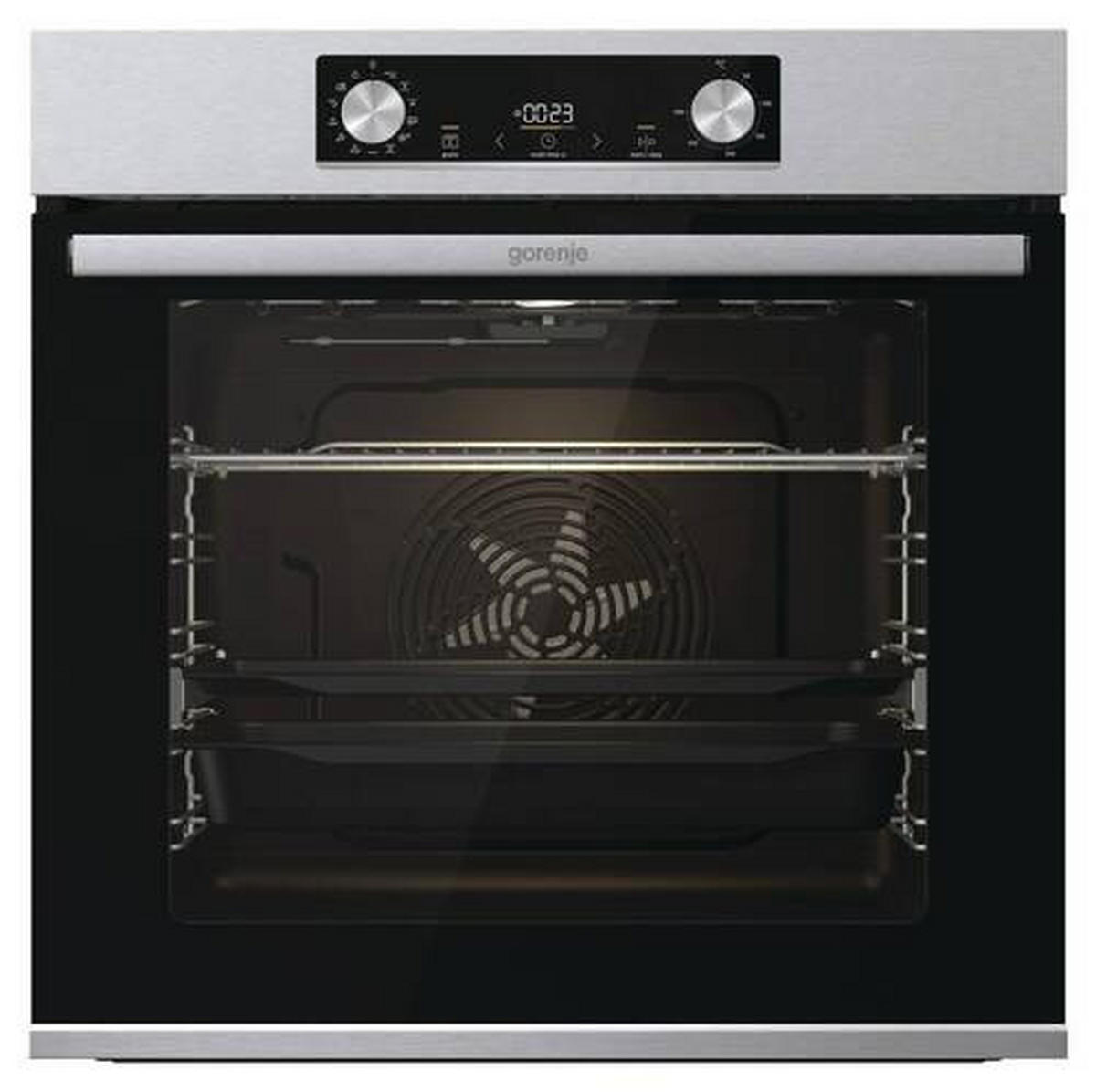 EINBAUBACKOFEN BOS 6737 E13X  - Edelstahlfarben, Basics, Glas/Metall (59,5/59,5/56,4cm) - Gorenje