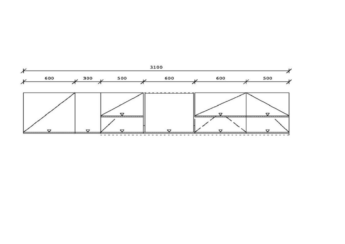 KÜCHENLEERBLOCK 310 cm   in Grau, Schwarz  - Edelstahlfarben/Dunkelgrau, Basics, Holzwerkstoff/Metall (310cm) - Impuls