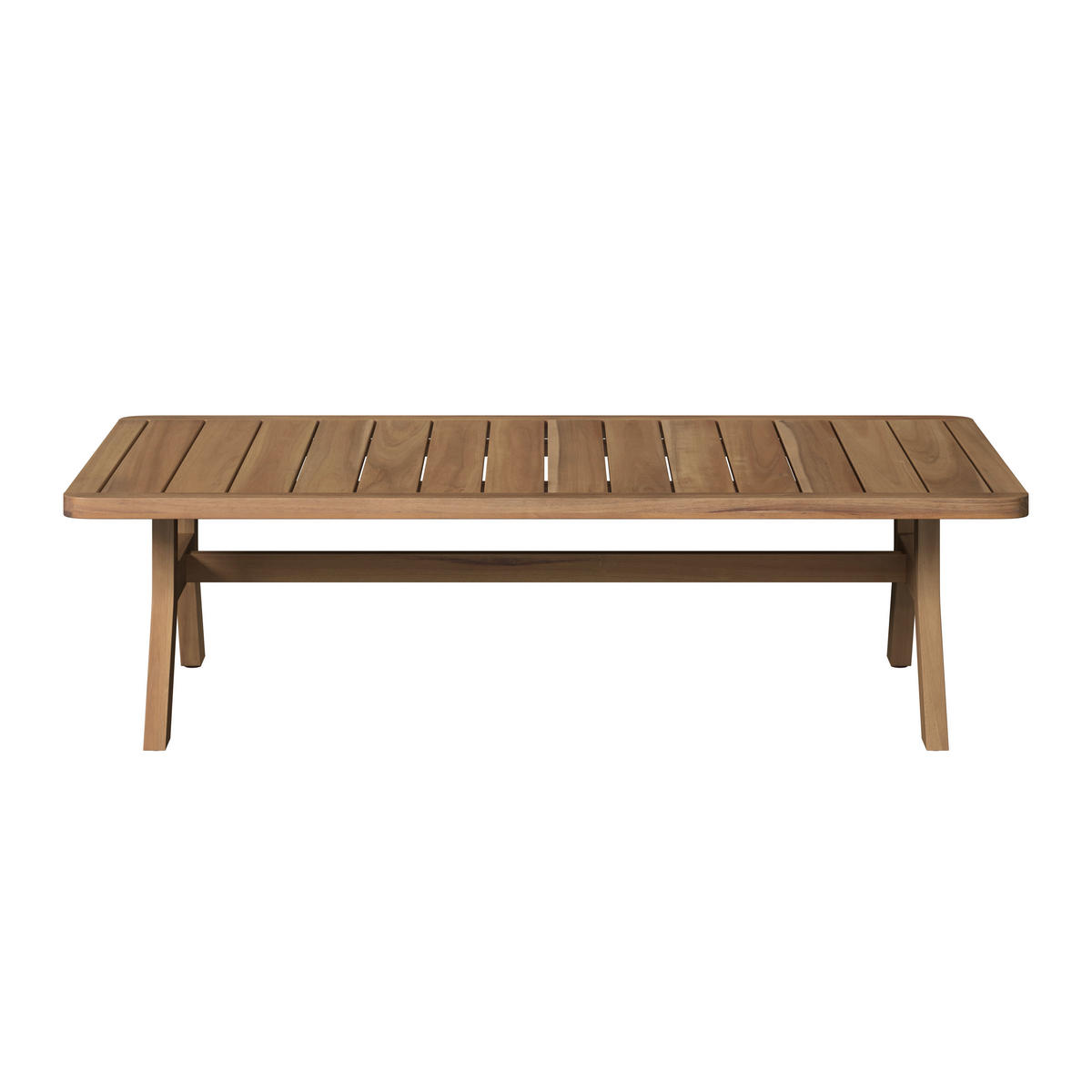 LOUNGEGARNITUR   203,5/69/79,5 cm Akazie massiv  - Beige/Akaziefarben, Natur, Holz (203,5/69/79,5cm) - Ambia Garden