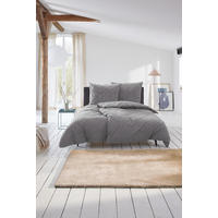 WENDEBETTWÄSCHE E-Scatter Big Flanell 135/200 cm  - Anthrazit/Grau, Basics, Textil (135/200cm) - Esprit