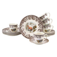 KÁVOVÝ SERVIS Haydon Grove 18-dielne  - viacfarebná, Basics, keramika - Creatable