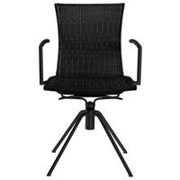 GARTENSTUHL Edelstahl Schwarz  - Schwarz, Basics, Kunststoff/Metall (55/91/58cm) - Musterring