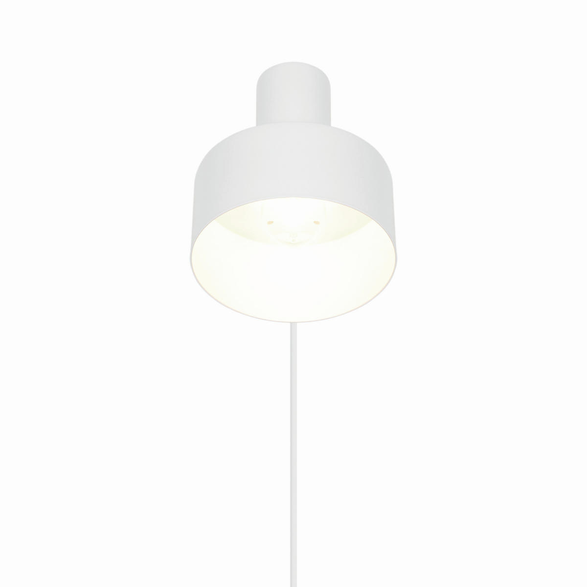 WANDLEUCHTE 27/12,5/17 cm   - Weiß, KONVENTIONELL, Metall (27/12,5/17cm) - Nordlux