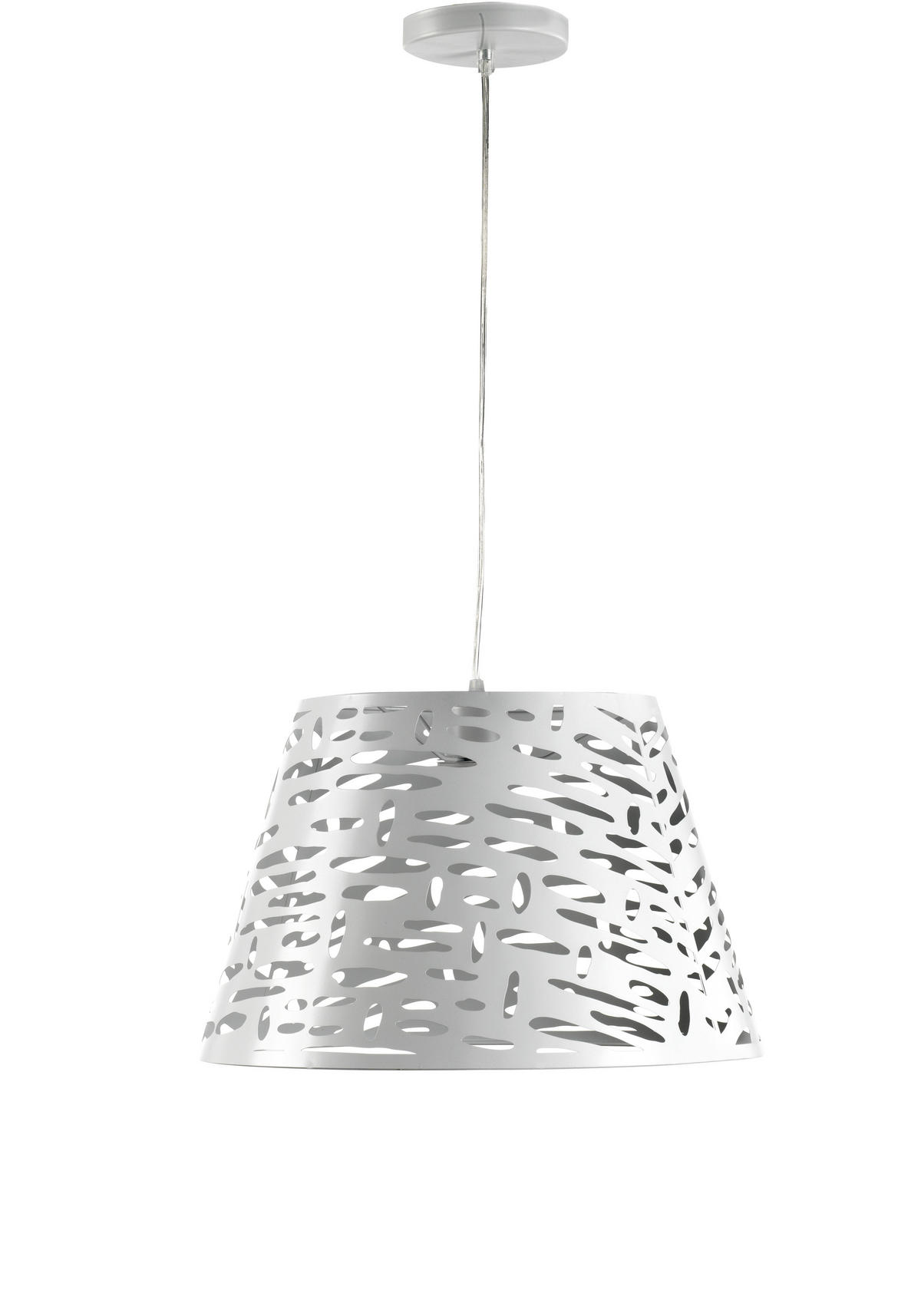 HÄNGELEUCHTE 40/100 cm   - Weiß, Basics, Metall (40/100cm)