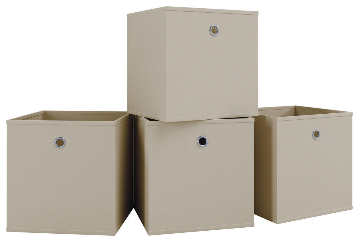 FALTBOX - Naturfarben, Basics, Kunststoff (27/28/27cm) - MID.YOU