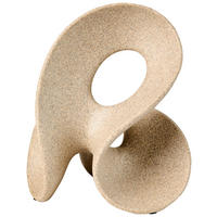 SKULPTUR - brun, Trend, plast (19,5/23/14,5cm) - Ambia Home