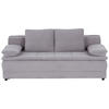 SCHLAFSOFA in Webstoff Taupe  - Taupe/Schwarz, Modern, Kunststoff/Textil (202/73-92/105cm) - MID.YOU