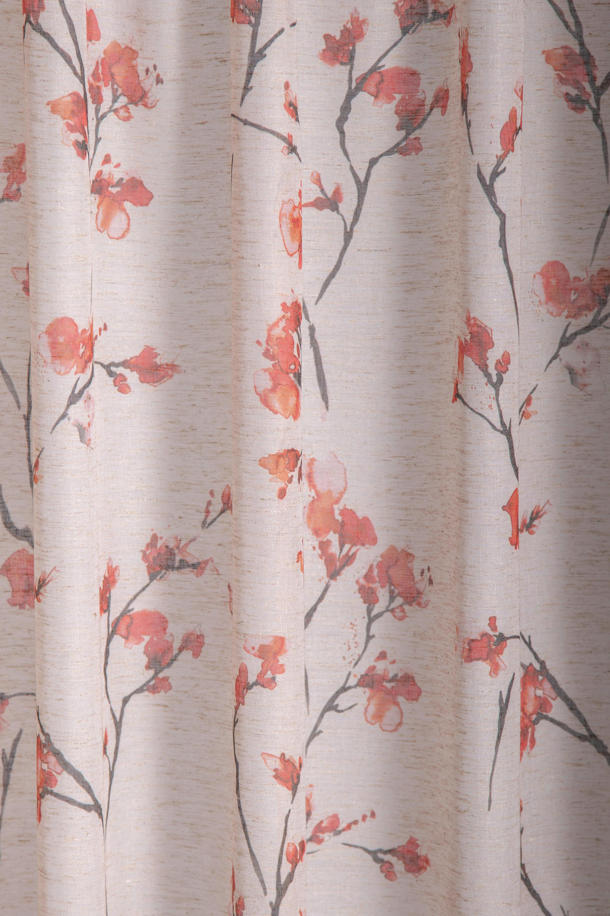 FERTIGVORHANG  blickdicht  140/245 cm   - Rot, KONVENTIONELL, Textil (140/245cm)