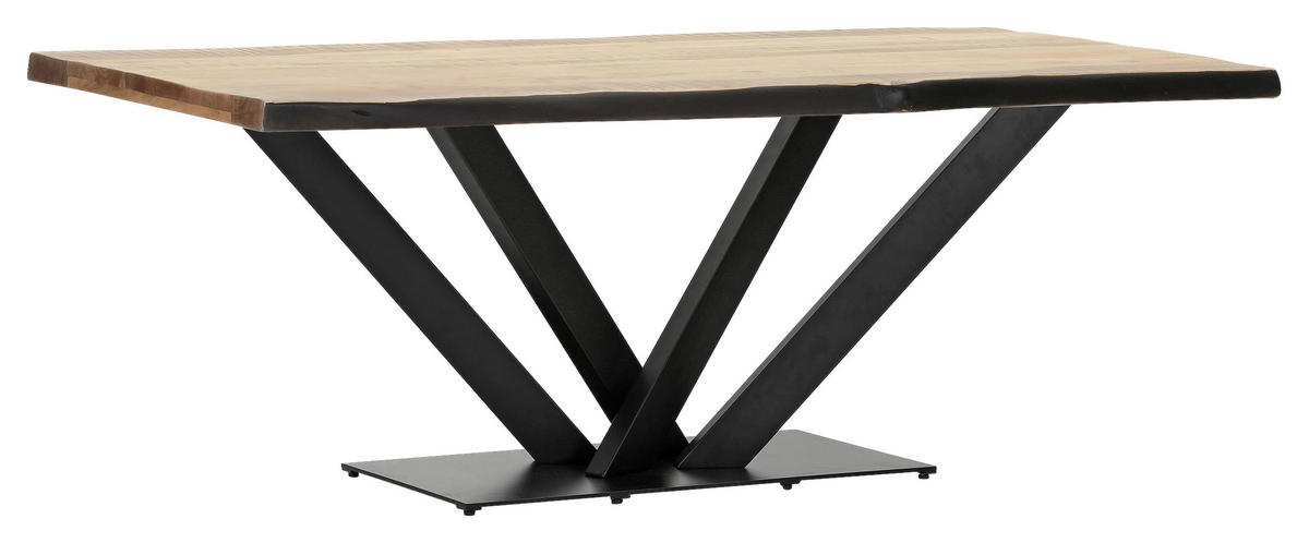 TISCHPLATTE Akaziefarben   - Akaziefarben, Design, Holz (200/100/5cm) - Landscape