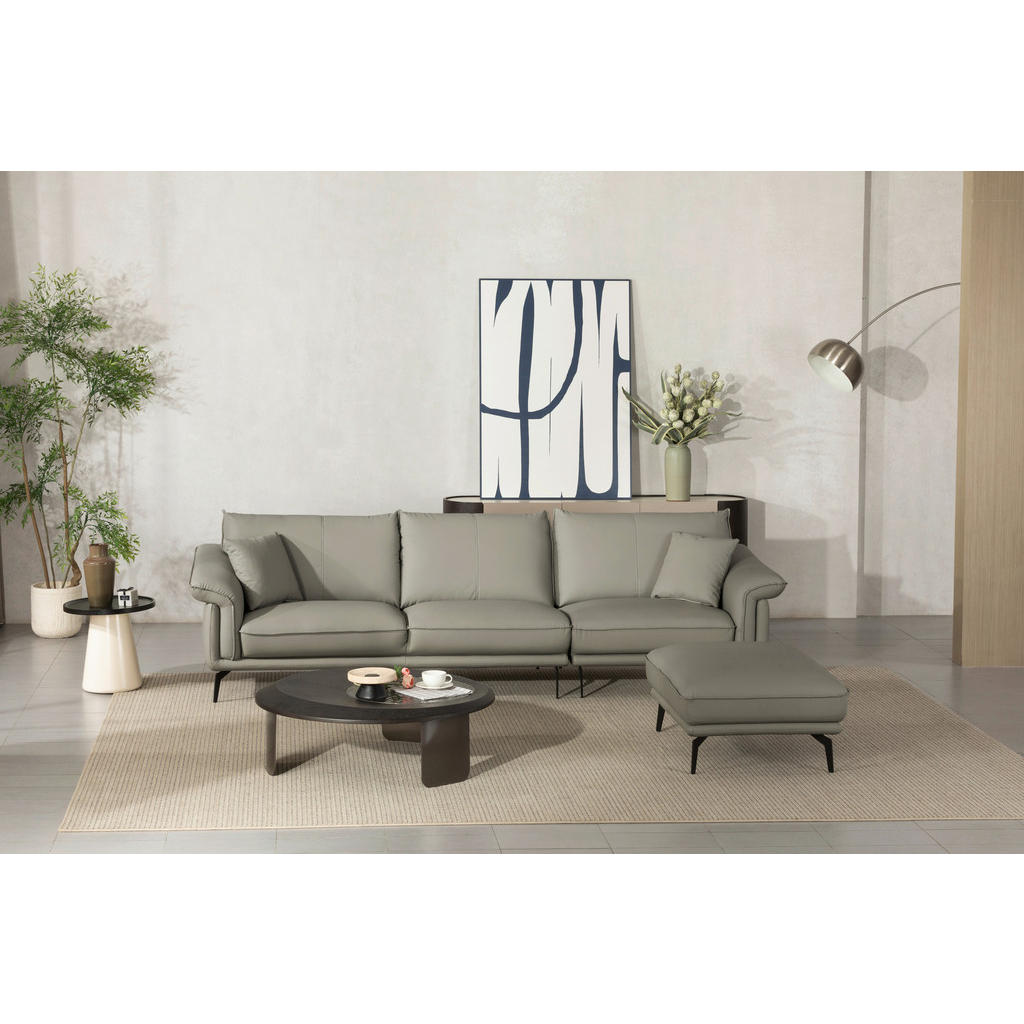 Thumbnail - Mid.you 3-Sitzer-Sofa, Taupe, Textil, Füllung: Polyester, 289x84x92 cm, Wohnzimmer, Sofas & Couches, Sofas, 3-Sitzer Sof...