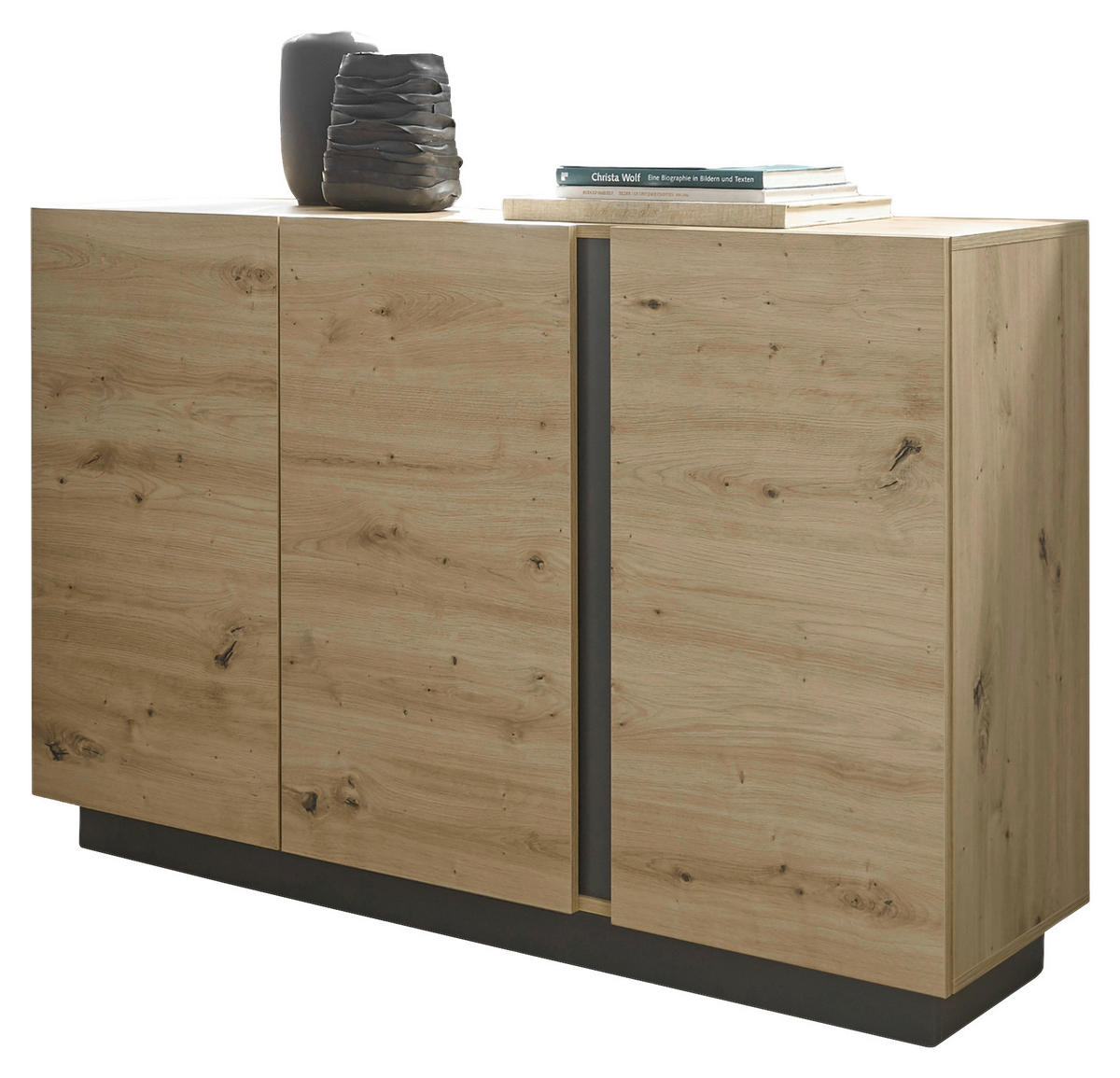 SIDEBOARD  in 138/91/40 cm  - Eiche Artisan/Grau, Design, Holzwerkstoff (138/91/40cm) - MID.YOU