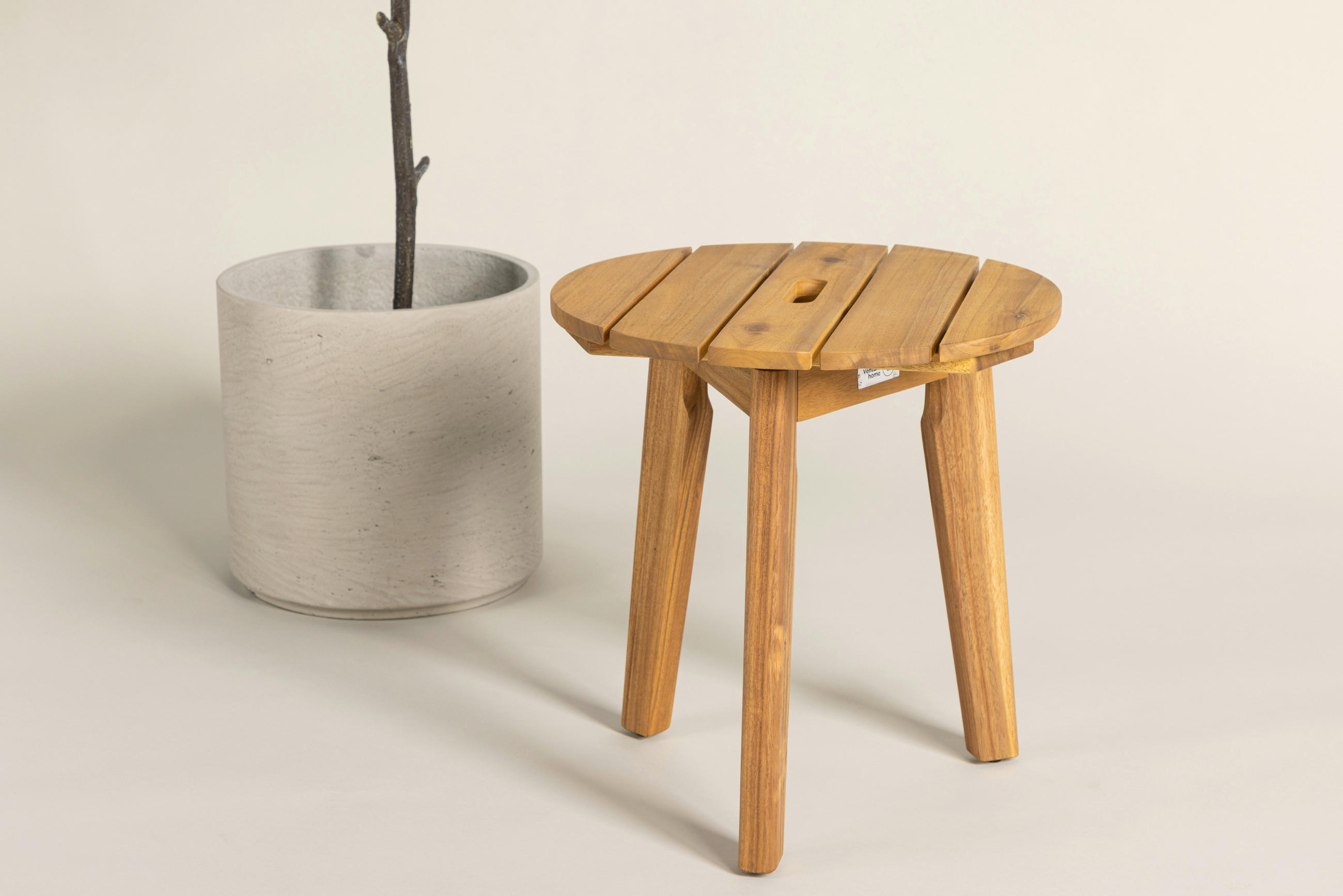 SIDOBORD TRÄDGÅRD trä  - akaciefärgad, Klassisk, trä (40/40/42cm) - Gardenson
