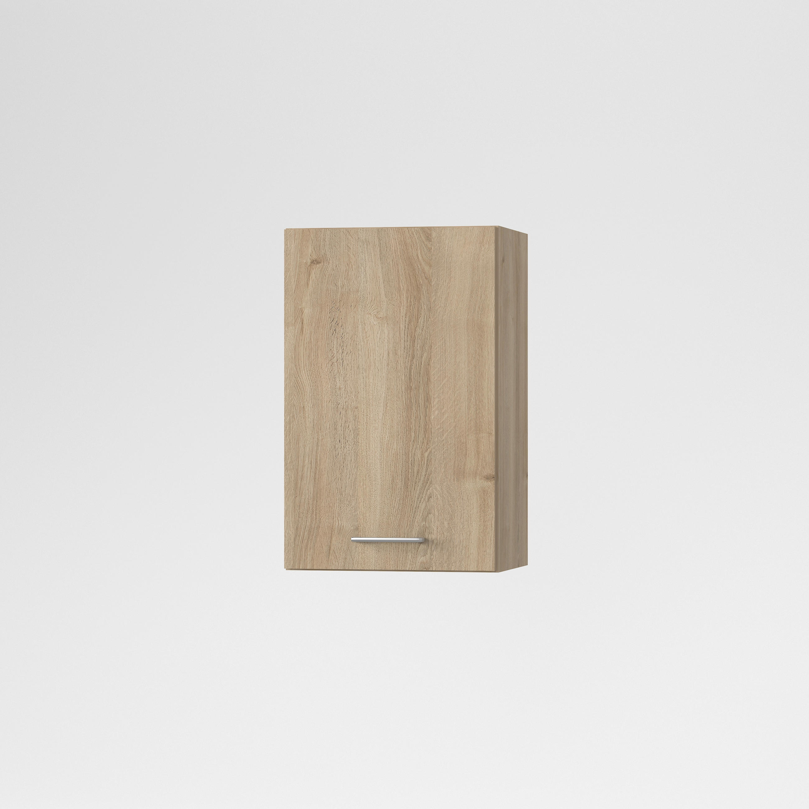KONYHAI FALISZEKRÉNY - tölgyfa színű, Basics, fa/fém (45/72/33cm) - Carryhome