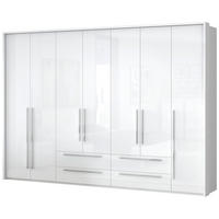 ORMAR SA KLASIČNIM VRATIMA bela, bela visoki sjaj  322/226/60 cm  - bela visoki sjaj/bela, Dizajnerski, pločasti materijal/plastika (322/226/60cm)