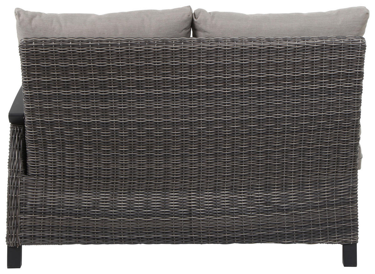 LOUNGEGARNITUR 4-teilig   219/88/219 cm  - Grau, Basics, Keramik/Kunststoff (219/88/219cm) - Siena Garden