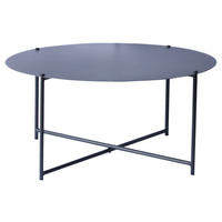 COUCHTISCH 83/83/40 cm rund Anthrazit  - Anthrazit, Design, Metall (83/83/40cm) - Xora