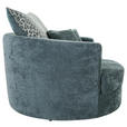 SESSEL in Flachgewebe Blau  - Blau/Multicolor, KONVENTIONELL, Textil/Metall (115/72/115cm) - Carryhome