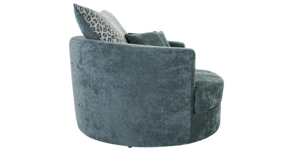 SESSEL in Flachgewebe Blau - Blau/Multicolor, KONVENTIONELL, Textil/Metall (115/72/115cm) - Carryhome