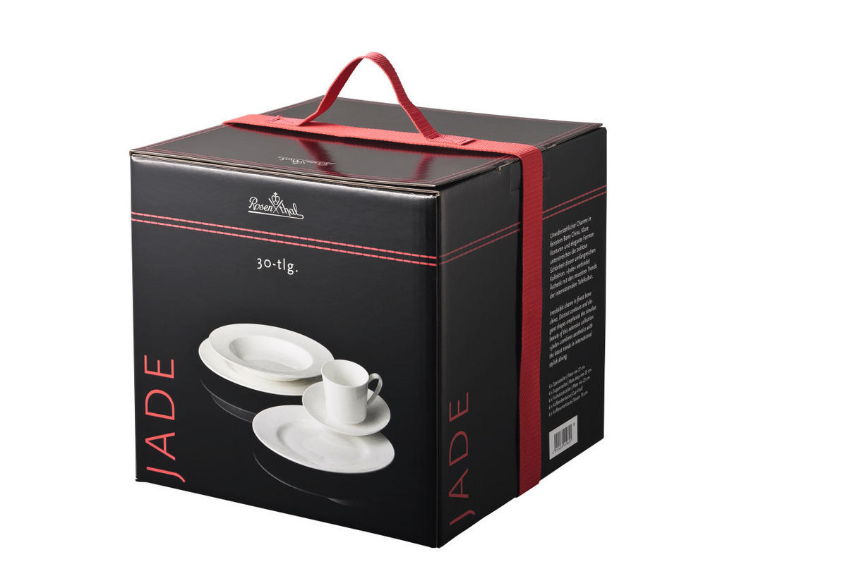 KOMBISERVICE Weiß Jade 30-teilig 6 Personen  - Weiß, KONVENTIONELL, Keramik (35/35/33cm) - Rosenthal