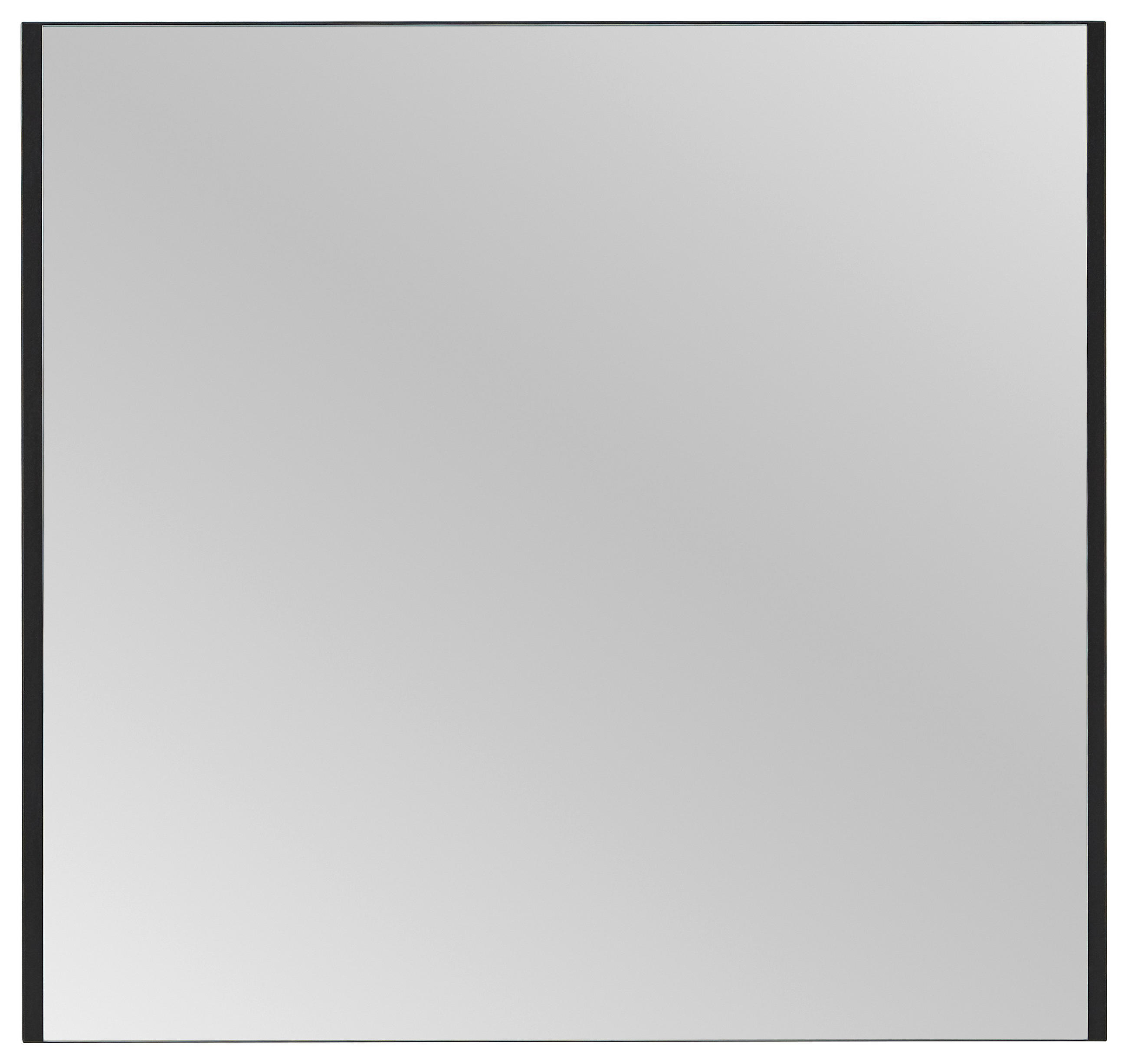 WANDSPIEGEL 87,6/82,4/2 cm    - Schwarz, KONVENTIONELL, Glas/Holzwerkstoff (87,6/82,4/2cm) - Voleo